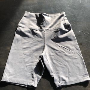 Garage charcoal biker shorts